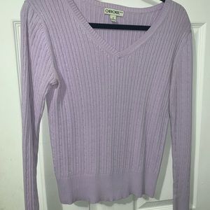 purple cherokee sweater size small.